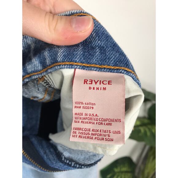 Revice Denim Women's 29 Patchwork Jeans Hippie Boho Vintage Retro 90s Baby - Picture 8 of 12